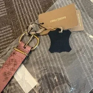 Rachel Comey Thin Estate Belt - Pink Snake Print Rachel Comey | Accessories | Rachel Comey Thin Estate Belt  main image 4